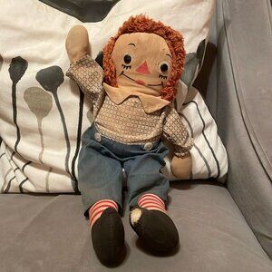 15 “Johnny Gruelle Georgene, Raggedy Andy Doll, 1940's
